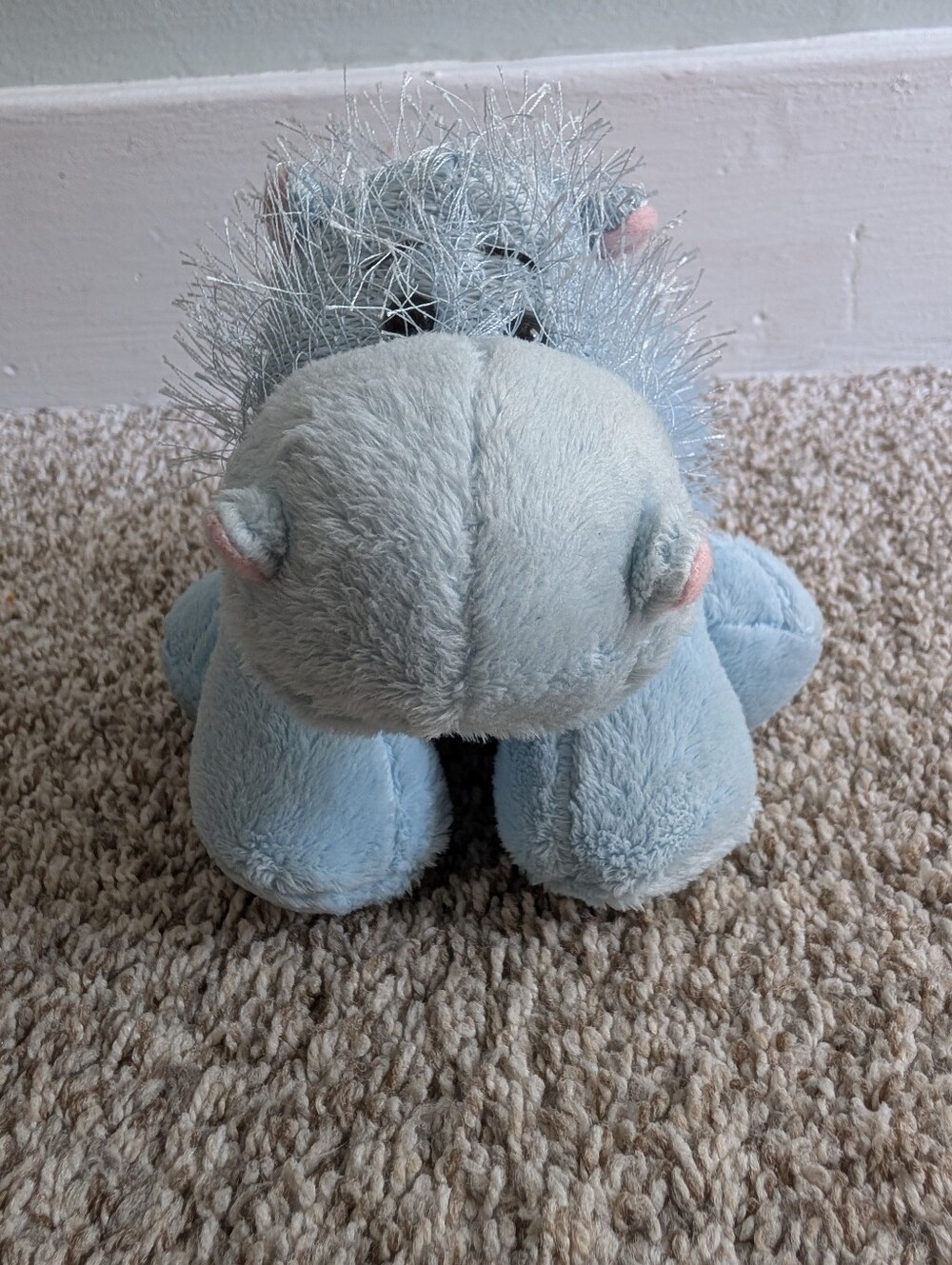 Webkinz Hippo Stuffed Animal Plush Toy, Periwinkle Blue, HM009 No Code
